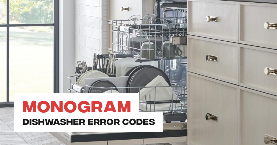 Monogram Dishwasher Error Codes